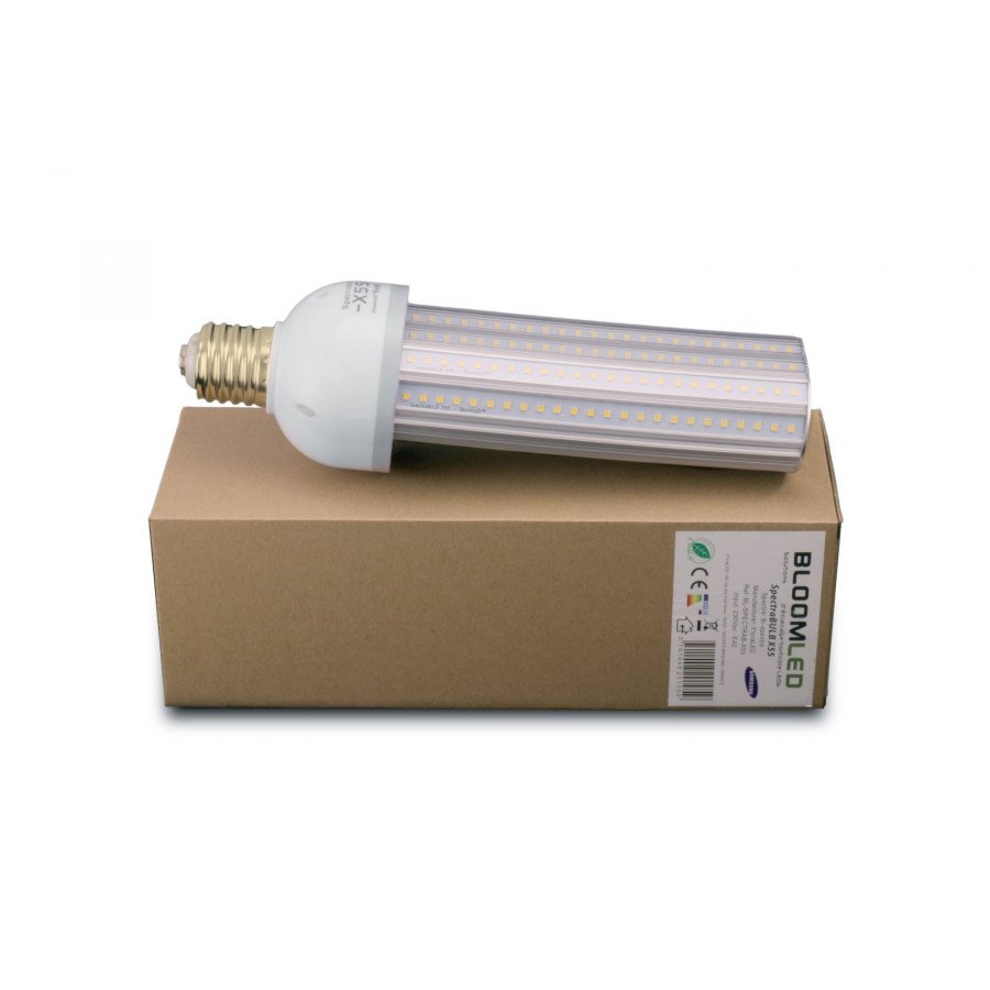 SpectraBULB X55 - 55W Horticultural LED Bulb with Plug E40 - 5