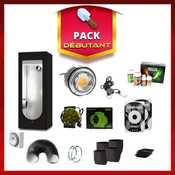 Beginner Pack SpectraBUD X60 - Grow Box Hydro Shoot 60 - Ventilation Kit - Pots and Fertilizer - Scheduler - 1
