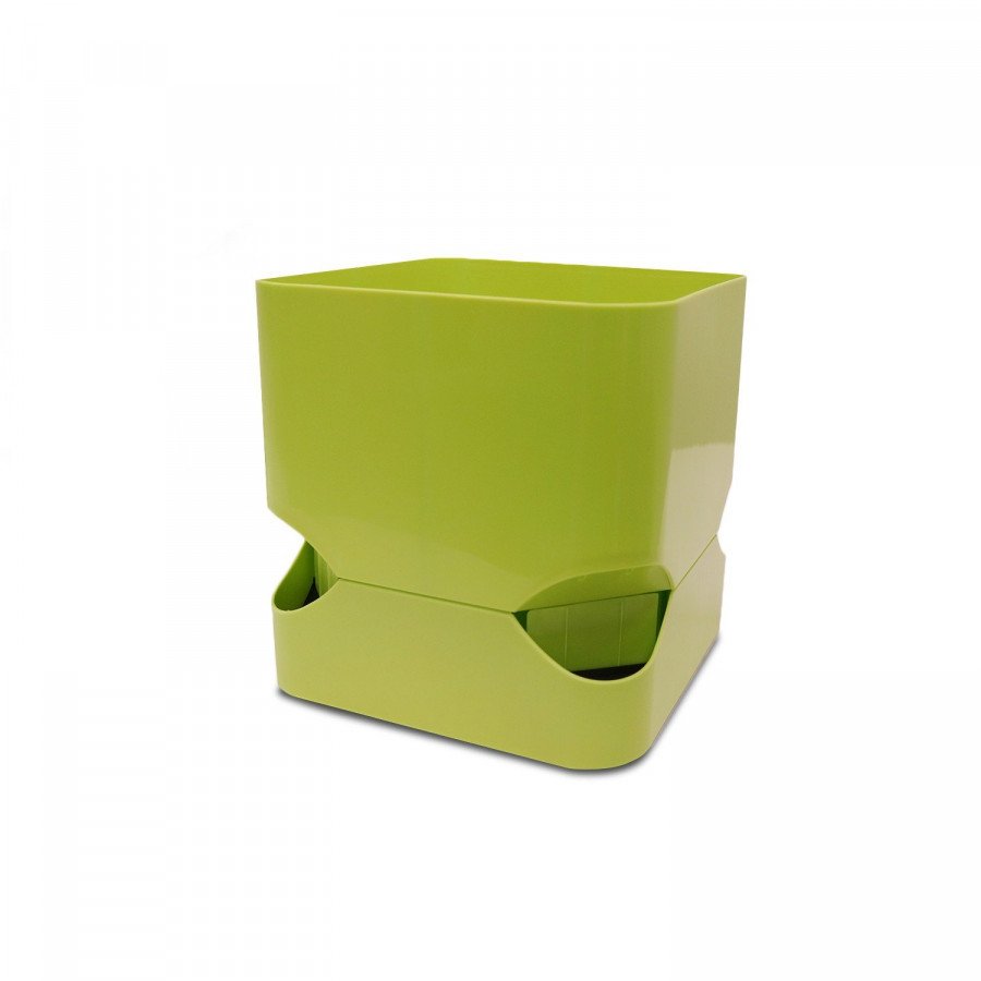 Pot with water reserve CubePot - 2