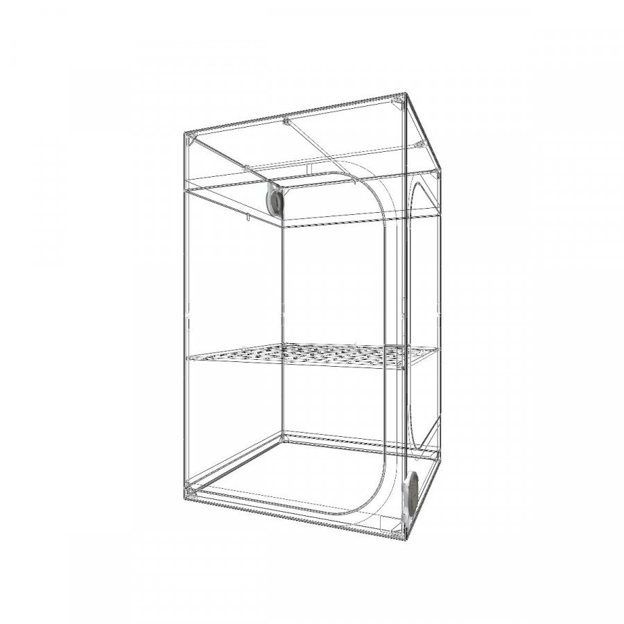 Dark Street 120x120x198 cm R4.00 - Secret Jardin grow box Secret Jardin - 3