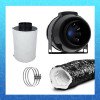 Silent Pack - Extractor M 150mm 550m3/h - ProActiv carbon filter 150mm 840m3/h