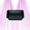 Black square saucer - 30.5 x 30.5cm - 11L