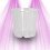 Transparent plastic pot for orchids 17cm in diameter