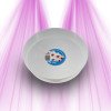 Transparent plastic saucer 16.5 cm - 1