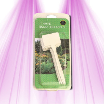 Set of 10 white labels - 1