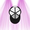 Plain black Rhino Series cap from Cannaled - StreetWear