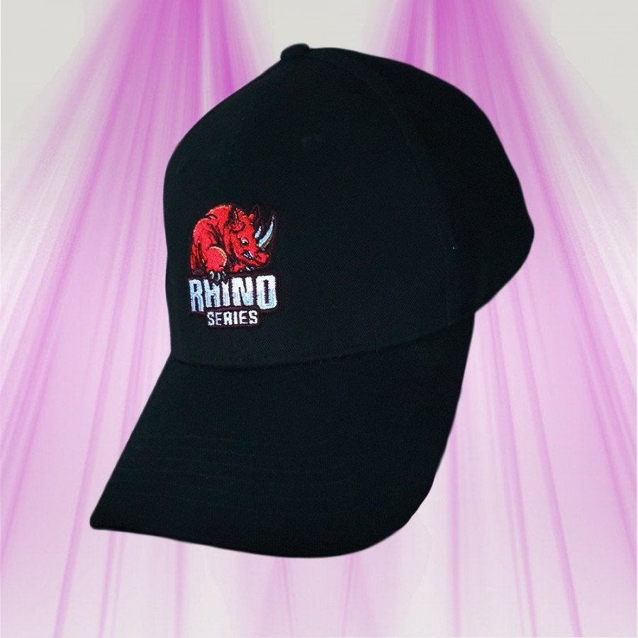 Plain black Rhino Series cap from Cannaled - StreetWear