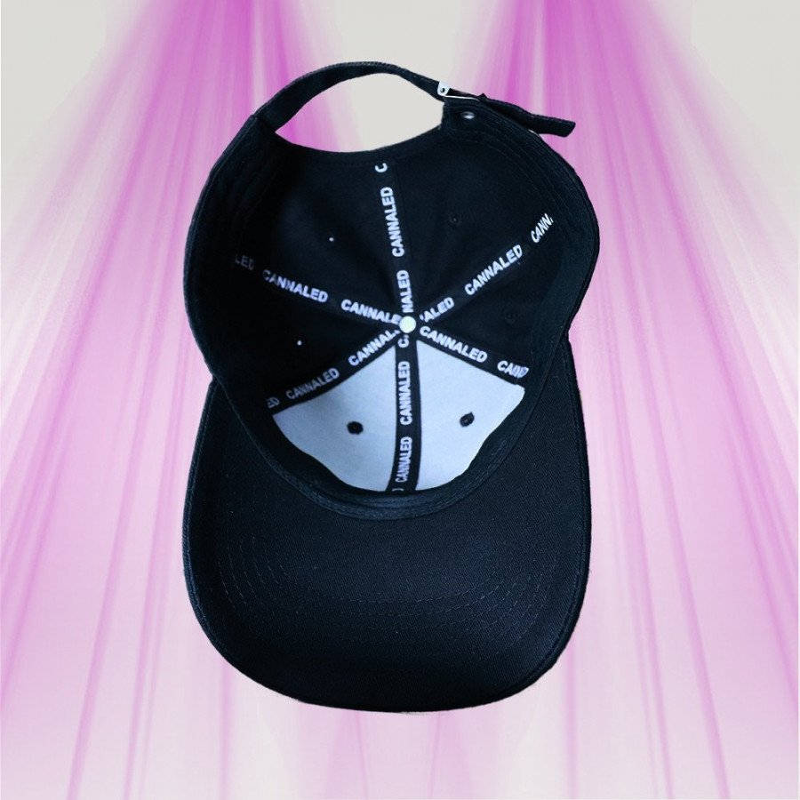 Plain black Rhino Series cap from Cannaled - StreetWear