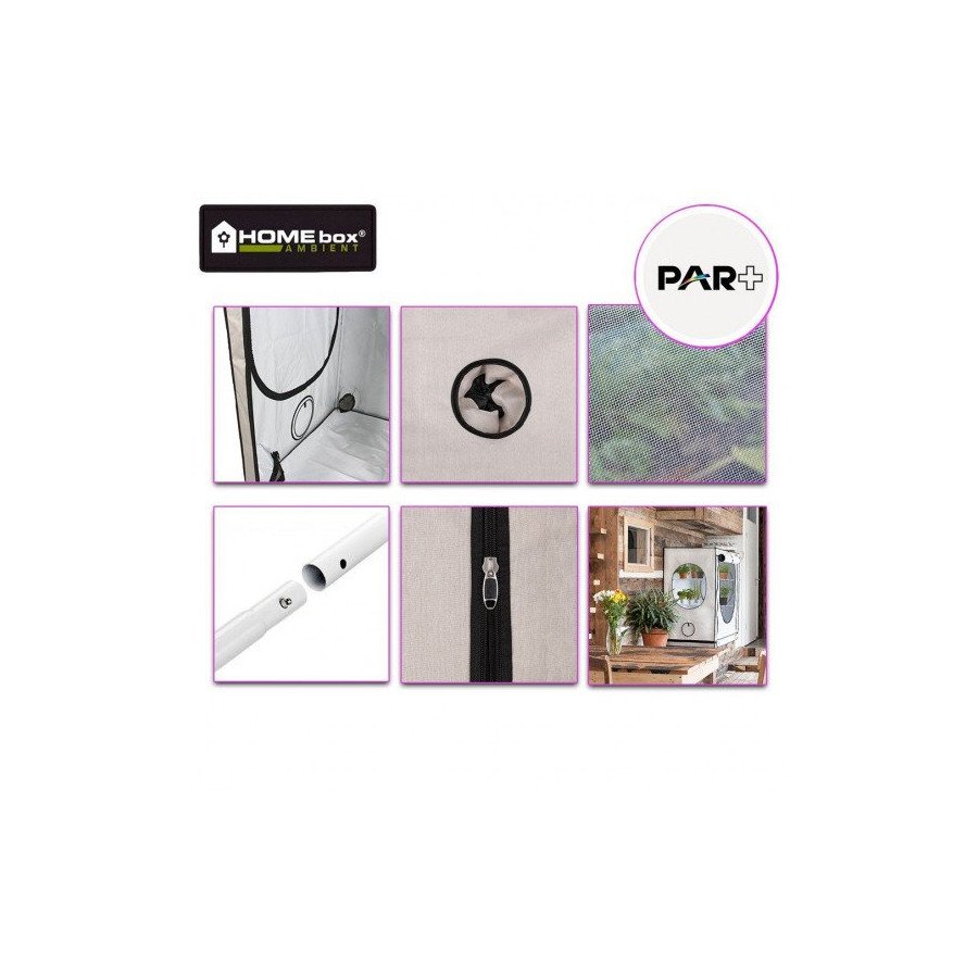 Homebox Ambient AQ 120+ - Grow Room - 120x120x220 cm HomeBox - 4