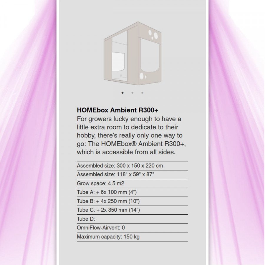 Homebox Ambient AR 300+ - Grow Room - 300x150x220 cm HomeBox - 2