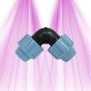 ELBOW COMPRESSION COUPLING FF 16 X16mm - 1