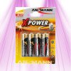 4 BATTERIES - AA (LR6) - X-POWER - ANSMANN
