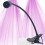 Flexible LED spotlight holder with E27 single clip socket