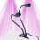 Flexible LED spotlight holder with E27 double clip socket