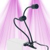 Flexible LED spotlight holder with E27 double clip socket
