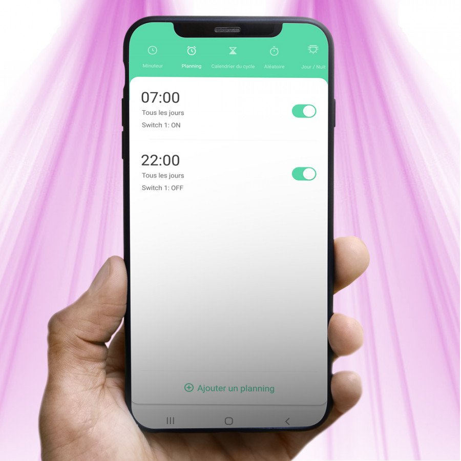 WIFI connected socket with consumption control - 16A LED compatible Domiz - 3