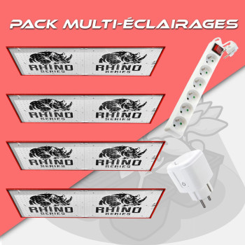 Pack - Rhino Series 260 PRO x4 - Socket - Multi-socket CannaLED - 1