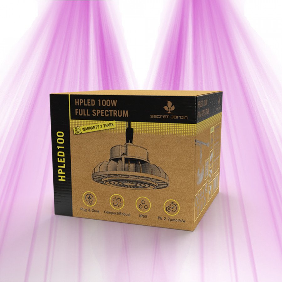 LED Horticultural Lighting - HPLED 100W - FULL SPECTRUM - Secret Jardin Secret Jardin - 4