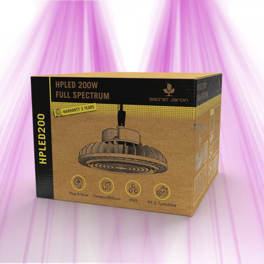Éclairage Horticole LED - HPLED 200W - FULL SPECTRUM - Secret Jardin Secret Jardin - 4