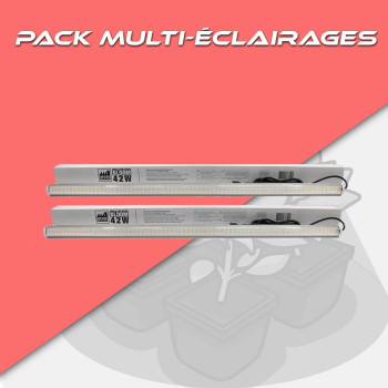 Pack Barres P-LED 42W BLOOM 95 cm - PureLED x2 Pure LED - 1
