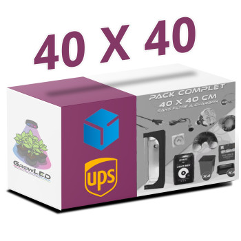 Complete Pack - 40x40cm - SpectraBULB X30 Bloomled - Hydroshoot 40 - Without Carbon Filter