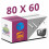 Seedling - Cutting - Germination Pack: Propagator M + 2 SpectraLINE IP65 60cm + 1 connection cable