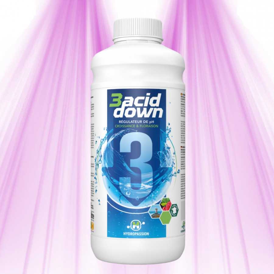 pH Down 3ACID Down for hydroponics - Hydropassion HydroPassion - 1