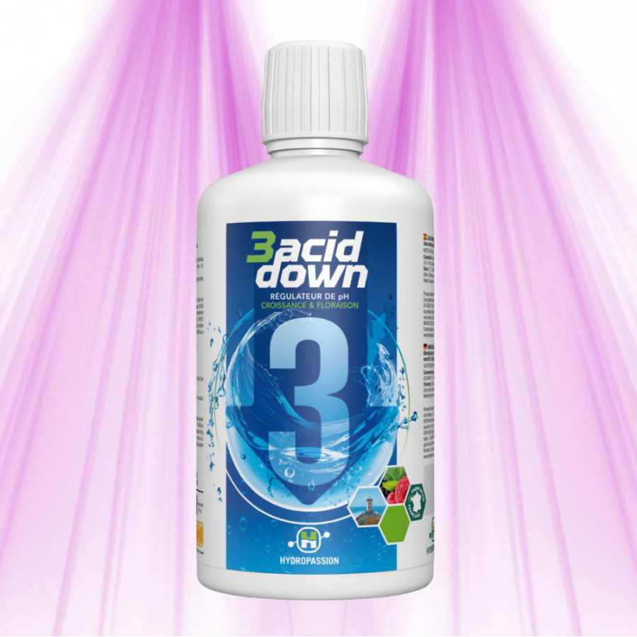pH Down 3ACID Down for hydroponics - Hydropassion HydroPassion - 1