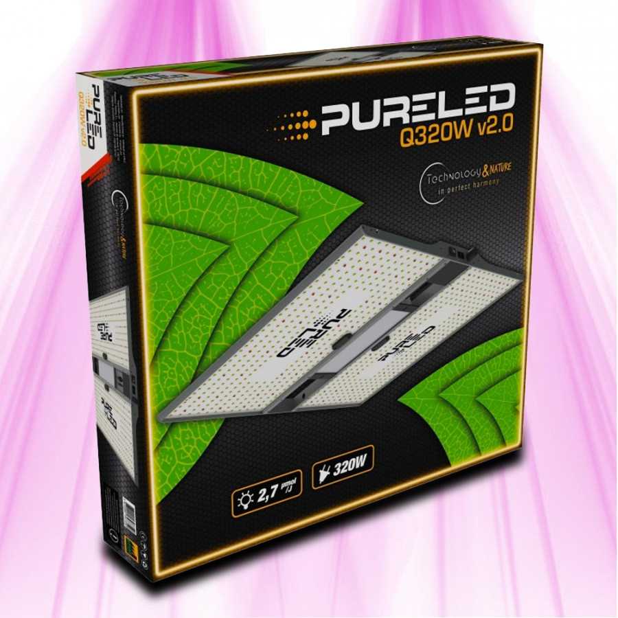 PURELED Q320 V2 - Horticultural LED panel growth and flowering