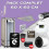 Complete pack 60x60cm – Rhino Series 130W - Programmer - Box Q60+ 60x60x160 cm - Ventilation kit - Pots and potting soil