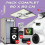 Complete pack 80x80cm – Pureled Q240 V2 - Box Q80+ 80x80x180 cm - Ventilation kit - Pots and potting soil