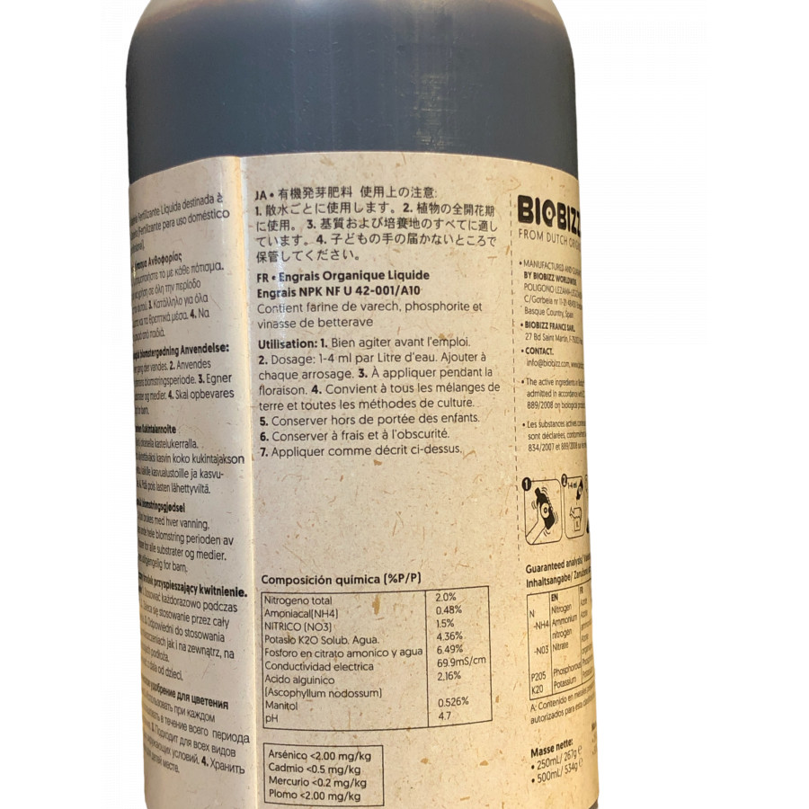 Biobizz - Bio Bloom - Flowering Booster Biobizz - 1