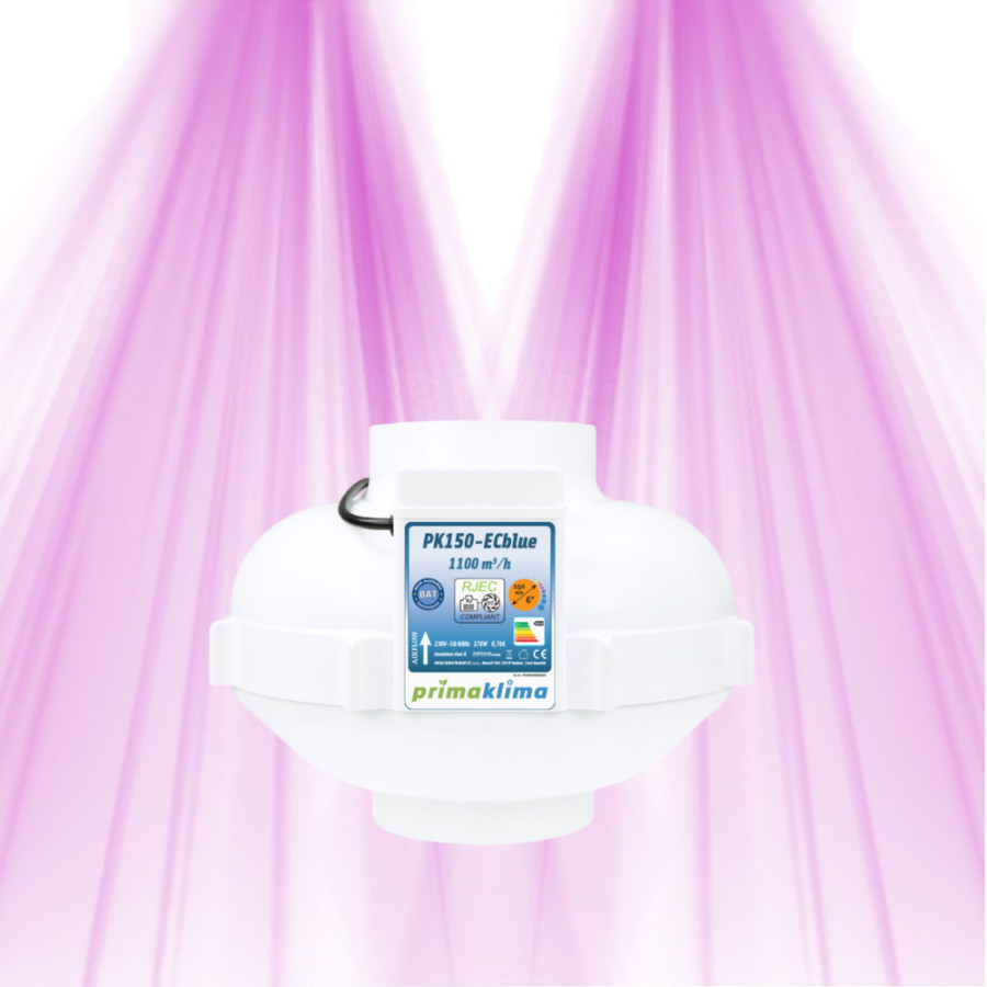 Prima Klima ECblue extractor - Diam 150 mm - 1100 m3/h - 1 speed - 170W Prima Klima - 1