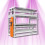 Complete growing system on shelves with ventilation and LED horticultural lamps - G18
