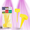 Set of 10 yellow labels