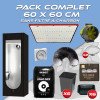 Complete pack 60x60cm – Rhino 130 Pro - Box Hydroshoot 60 - Ventilation kit without carbon filter - Pots and potting soil