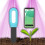 Tuya-Smart Bluetooth Soil Tester - Temperature and Humidity Monitor for Plants