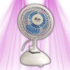 Winflex 20cm 15W Clip Fan - Versatile with Base and Fixing