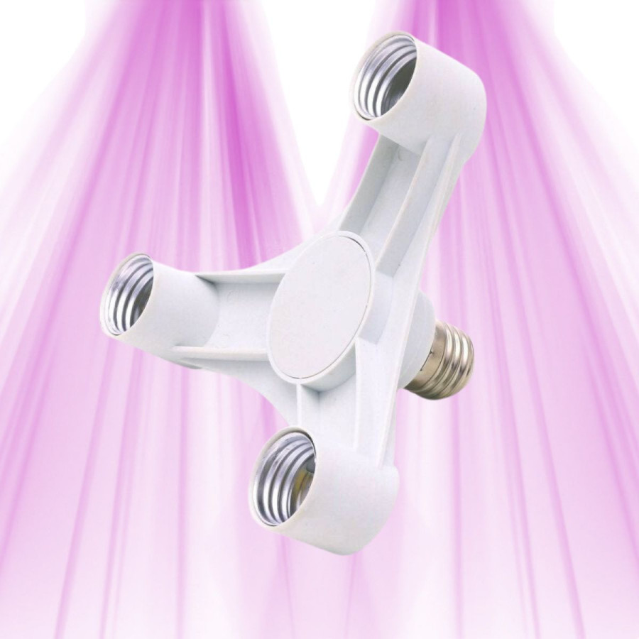 Support for three horticultural LED bulbs SpectraBULB - E27 - 1