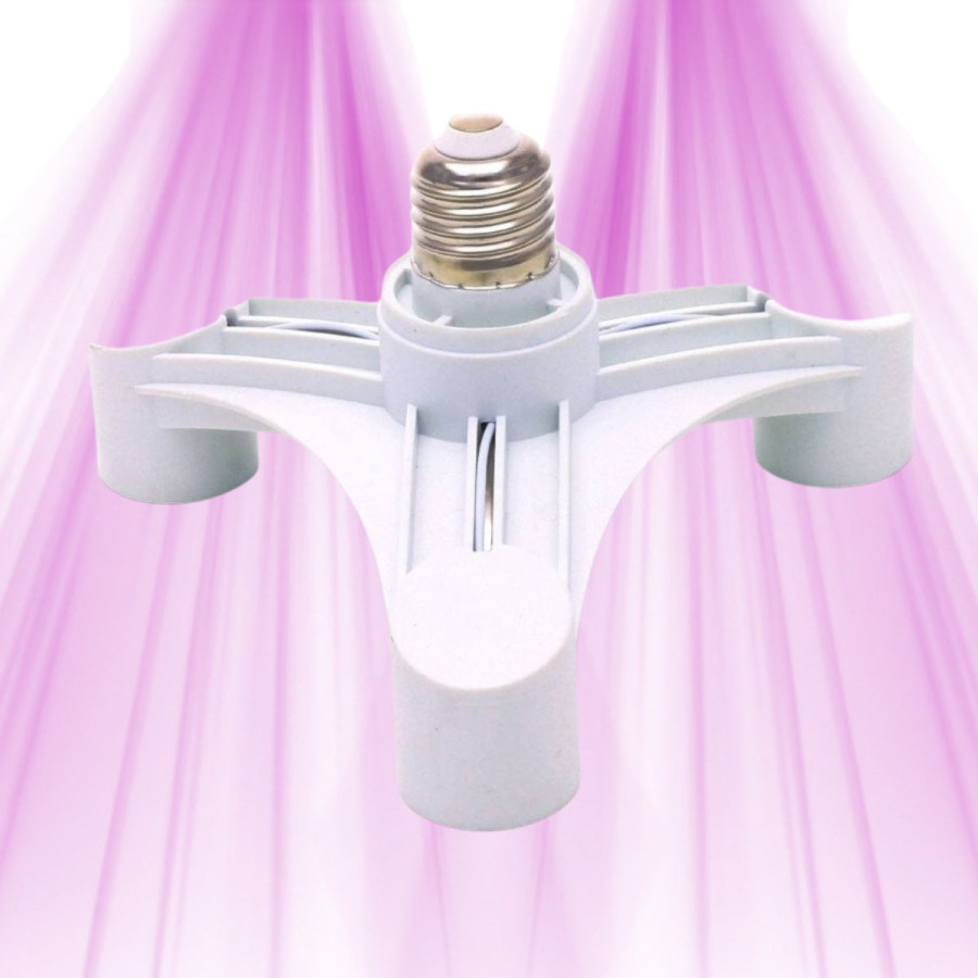 Support for three horticultural LED bulbs SpectraBULB - E27 - 1