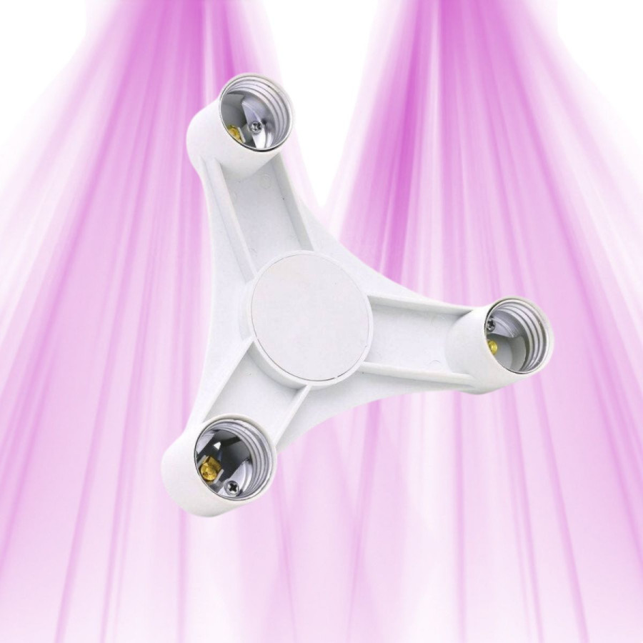 Support for three horticultural LED bulbs SpectraBULB - E27 - 1