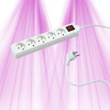 Power strip with 5 sockets - Cable 1m - Switch - MAX 3500W - 1