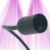 Flexible LED spotlight holder with E27 single clip socket - 1
