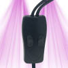 Flexible LED spotlight holder with E27 double clip socket - 1