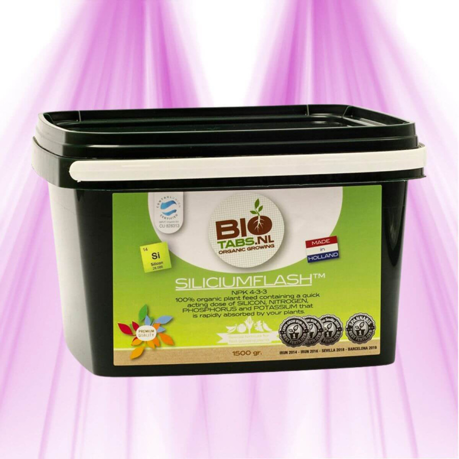 BioTabs Silicium Flash - Fertilisant Naturel à Absorption Rapide pour Croissance et Floraison Optimales