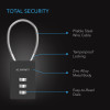 Flexible Steel Combination Padlock - Set of 2