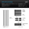 AC Infinity 60x60cm Support Bars for Grow Tent