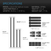 60cm x 120cm Support Bars for Infinity Grow Tent