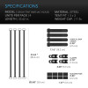 90cm x 90cm Support Bars for Infinity Grow Tent