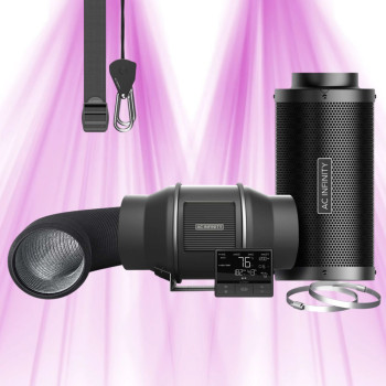 PRO 150mm Filtration Kit - Extractor Fan with Smart Controller & Carbon Filter - AC-FKT6 - AC Infinity